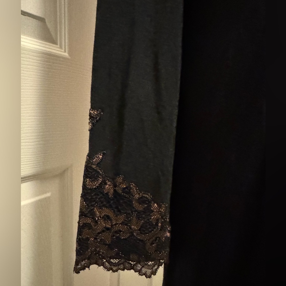 Soma Black Cardigan Sweater Wrap - Picture 3 of 8